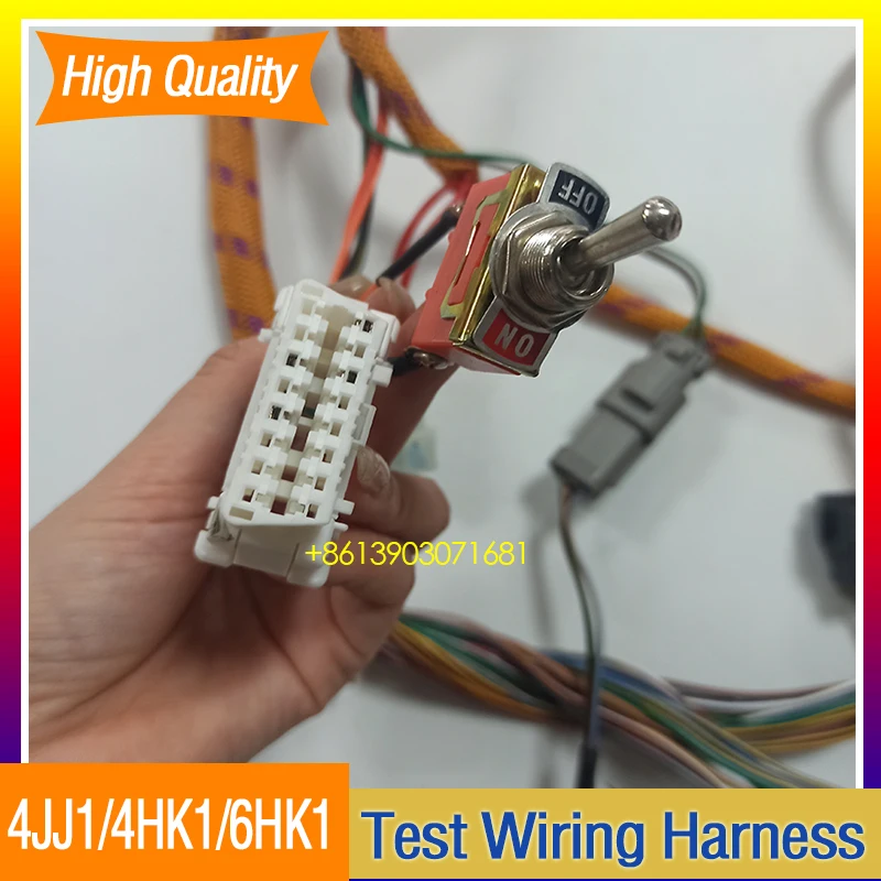 4JJ1 4HK1 6HK1 Comprehensive Test Wiring Harness for Isuzu Engine 4JJ1 4HK1 6HK1 Diagnostic Test Cable