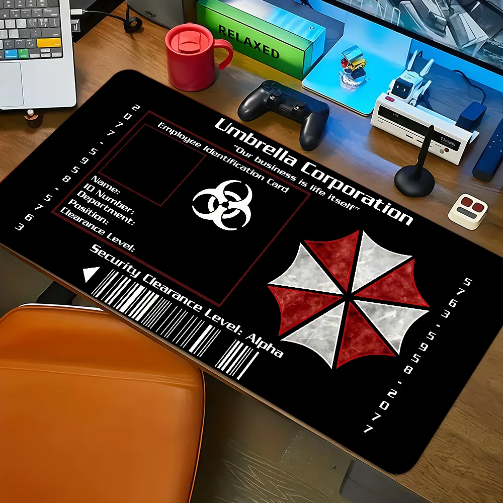 R-Resident Evil 4 U-Umbrella Corporation Mouse Pad Non-slip Thickened Large Writing Lockedge Office Student Gaming Cushion