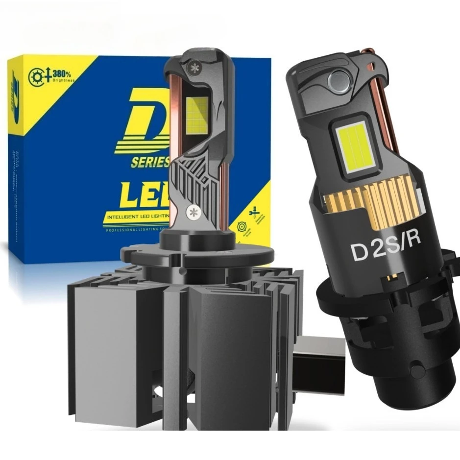 

110W D2S D4S LED Car Headlight Bulbs D2R D4R Plug & Play 1:1 Xenon Replacement Super Bright Auto Front Lamp Retrofit 12V Canbus