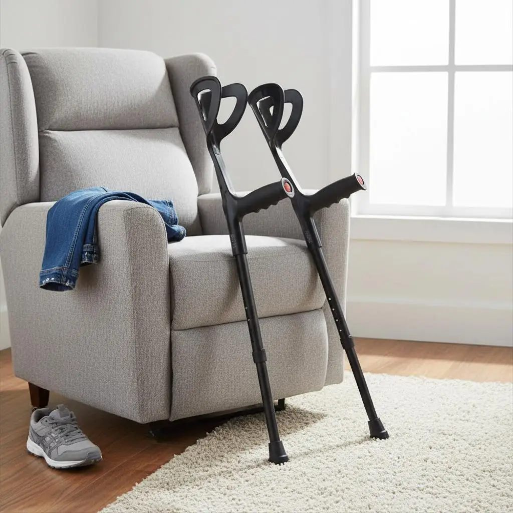 

Ортопедические опоры для предплечий, выдерживающие до 350 фунтов, для восстановления после травм ног, операций и инвалидности, складные, алюминиевые, медицинские, с 10-уровневой регулировкой высоты.