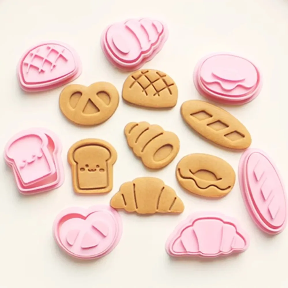 Bread Series Cookie Cutters Biscuit Mold Kitchen Baking Pastry Bakeware DIY Tools