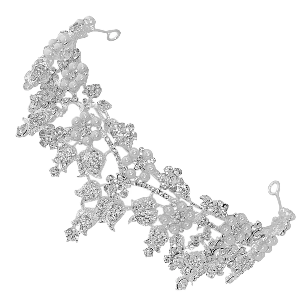 

Elegant Rhinestone Headpiece Wedding Bridal Hair Accessory Bachelorette Party Decorations Zinc Alloy