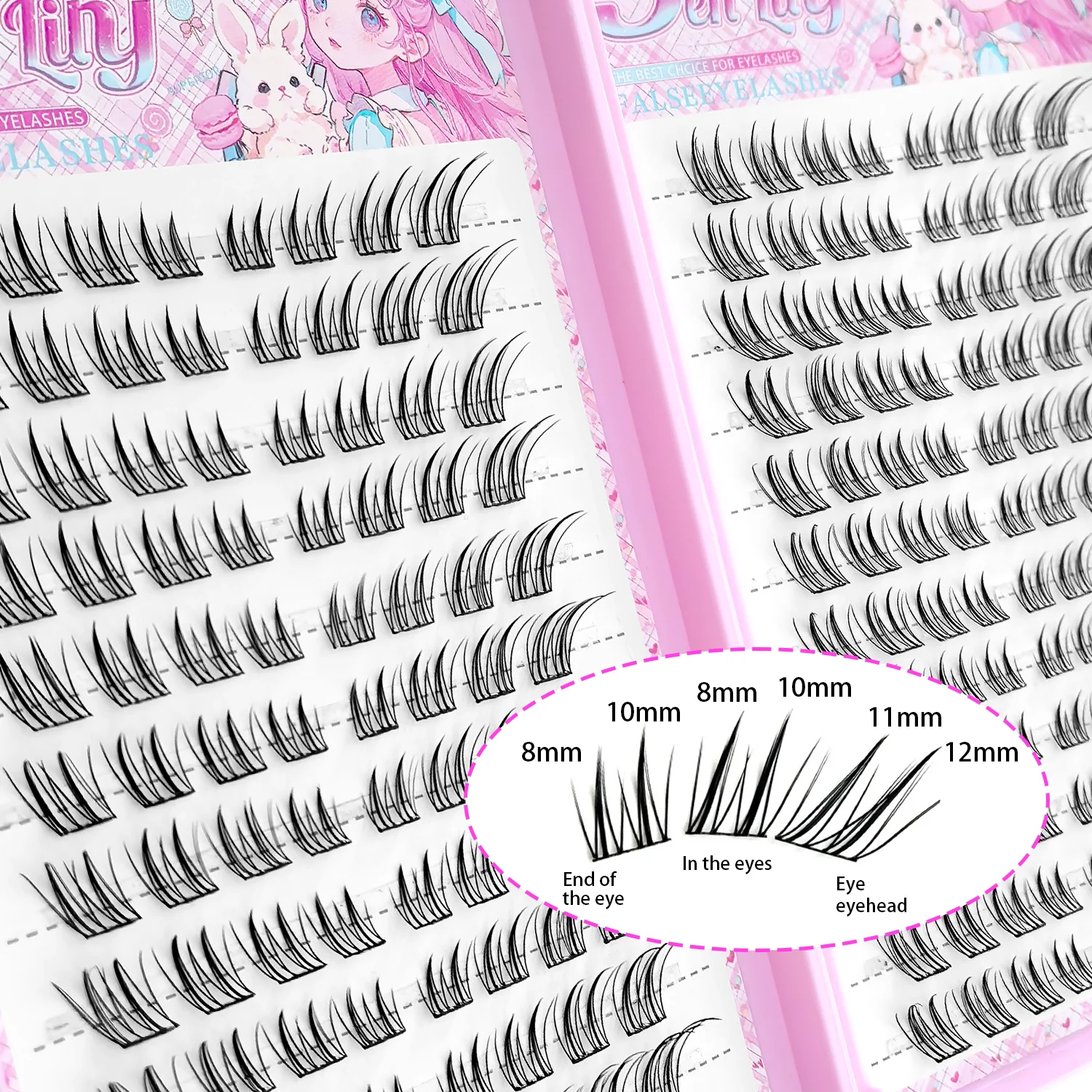 Fox Eye Glue-Free False Eyelashes Easy to Apply Beginner Friendly Natural Soft & Reusable for Daily Makeup image 5