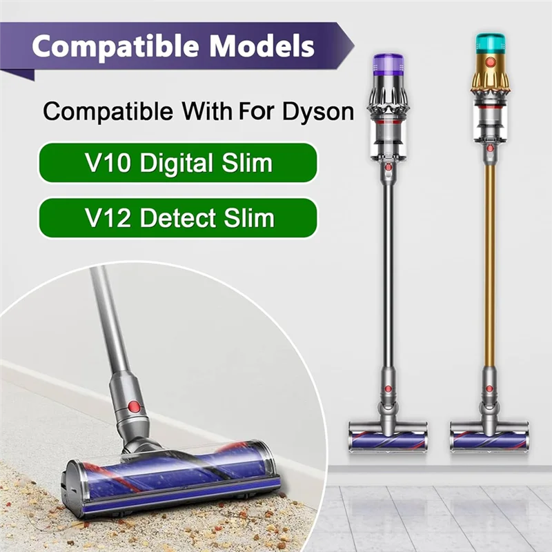 ABRG- ダイソン V12 Detect Slim V10 デジタル スリム ダイレクト ドライブ真空ヘッド用クリーナー交換品。 部品番号 972182-02