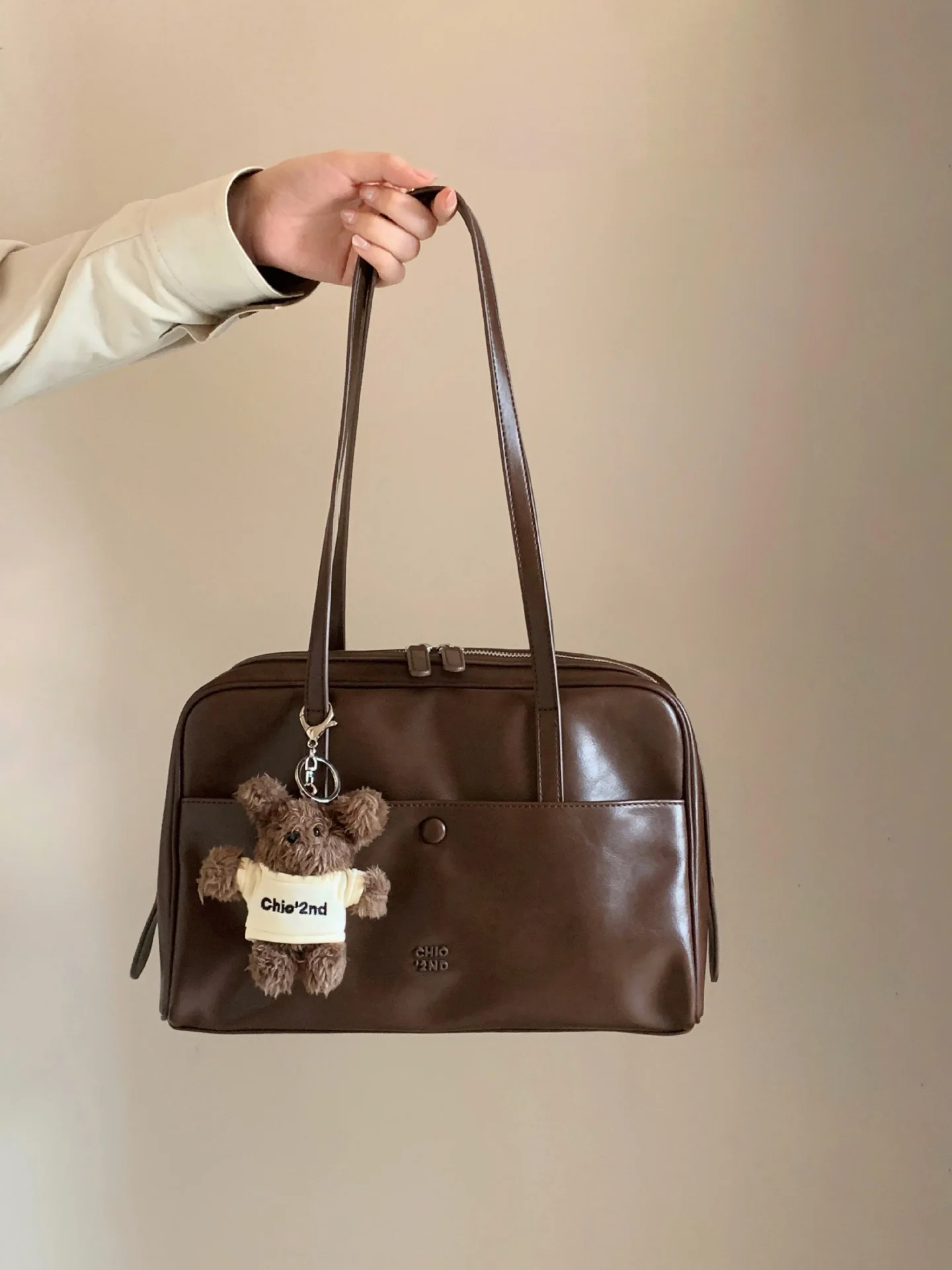 

Women's Pillow Bag Commuter Handbag PU Leather Bag Retro Trend Boston Handbag Women's Shoulder Bag Lady Tote Daily Bag