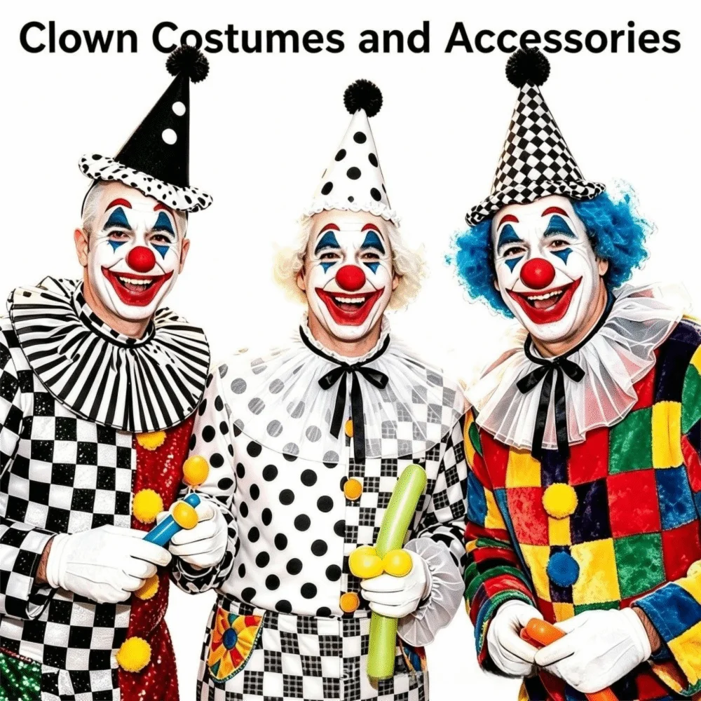 Party Headwear Ball Halloween Joker Headband Dot Grid Ruffle Clown Headwear Classic Colorful Joker Hats Hair Hoop Halloween