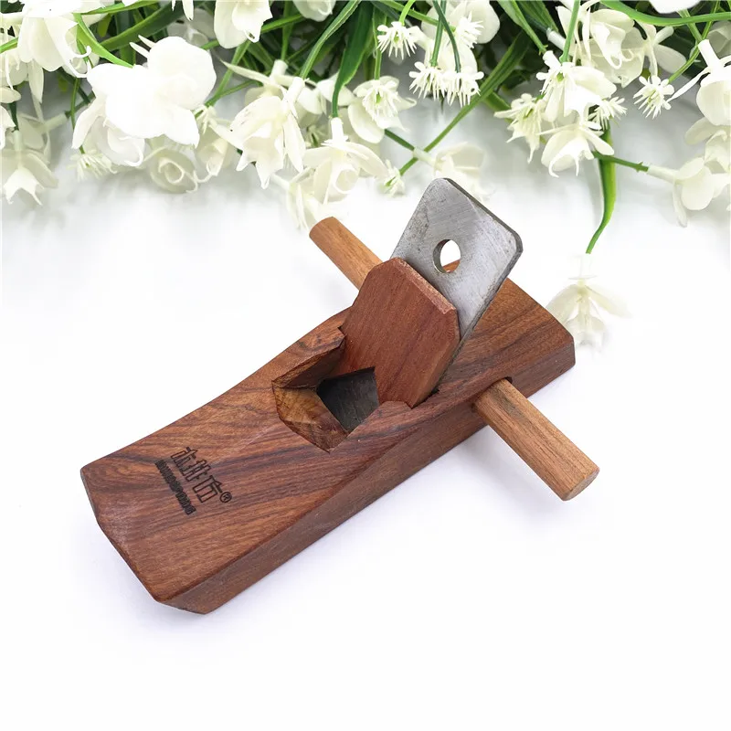 Hong Kong-Style Rosewood Bench Plane Flat bottom Planes Edge wooden Planer 127mm,Woodworking Trimming Manual Push DIY Tools