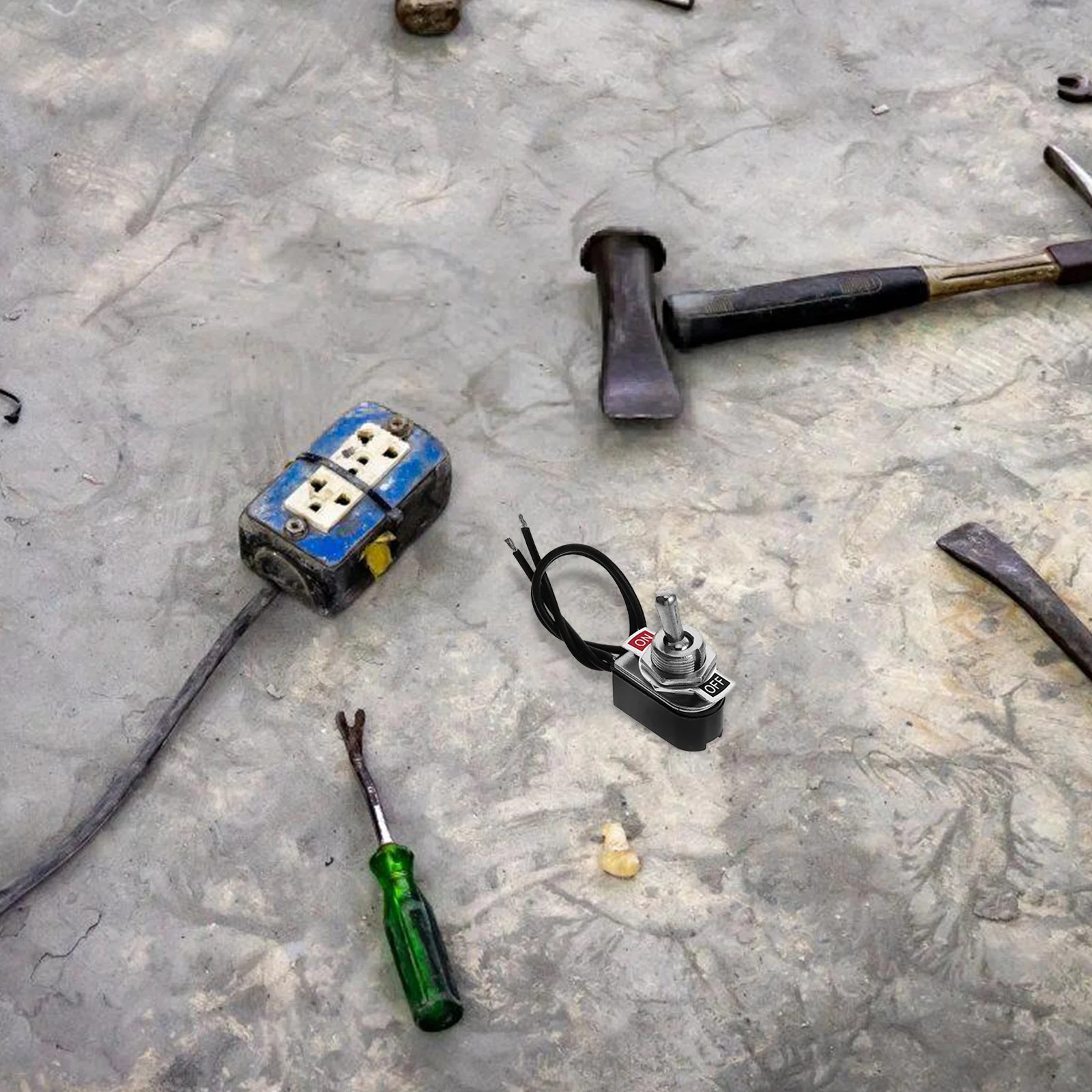 

Durable Auto Toggle Switch 2-Pin Car Rocker Switch Mini Size for Ac 6a 125V 3a 250V Easy Install Car Toggle Switches