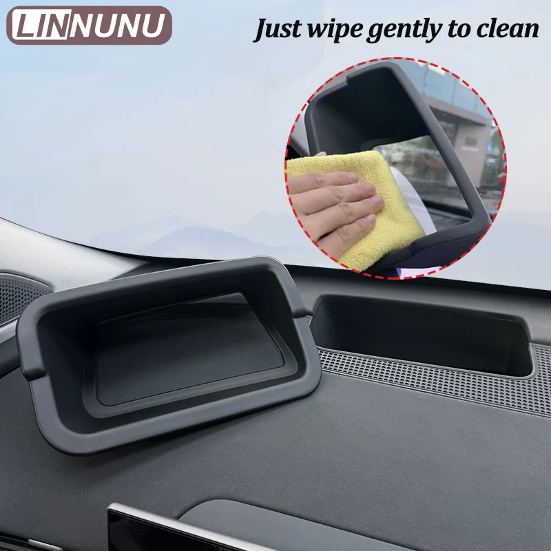LINNUNU HD Clear View Head-Up Display Protective Cover For Chery Tiggo 9 2023-2026 2027 Anti-Dust HUD Frame Interior Accessories
