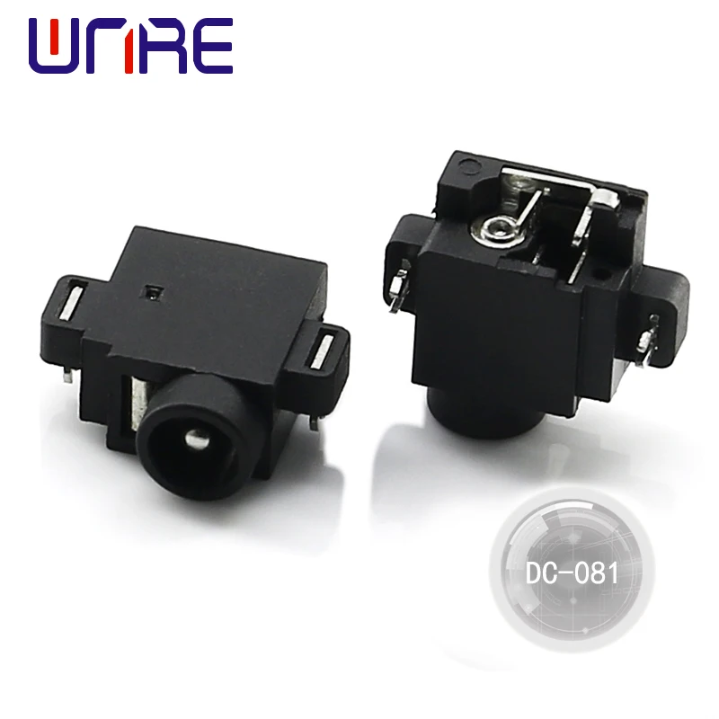 DC Power Socket Interface Adapter DC-081 Laptop Equipment Product Charging Port Female Connector Black