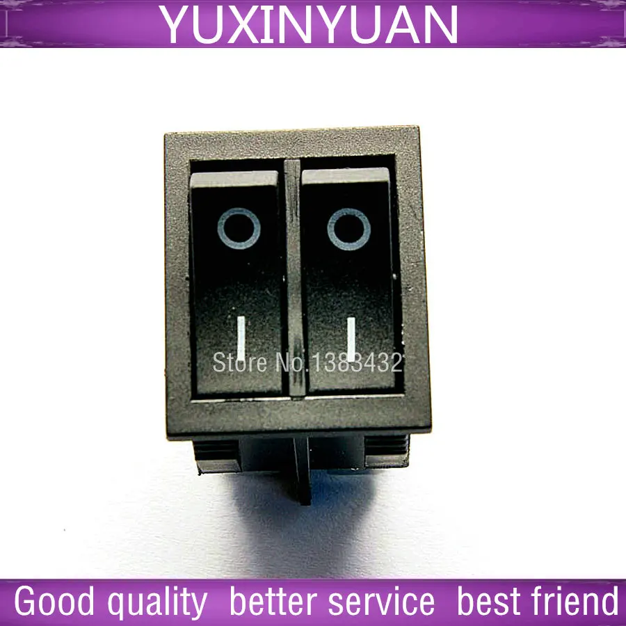 Double 6 foot ship type switch  supply become warped board switch KCD8-212 n KCD2 15 a/250 v 10pcs/lot