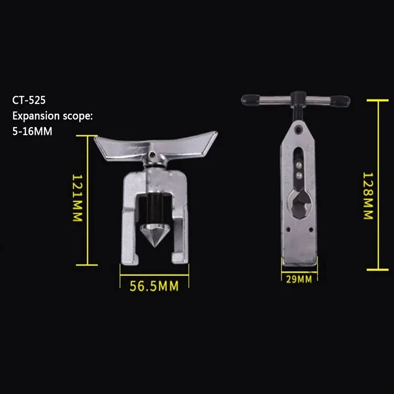 CT-525 Universal Flaring Tool Kit Set Hand Air Conditioner Copper Tube Pipe Expander Expander Casing Roller Casing Swage LK