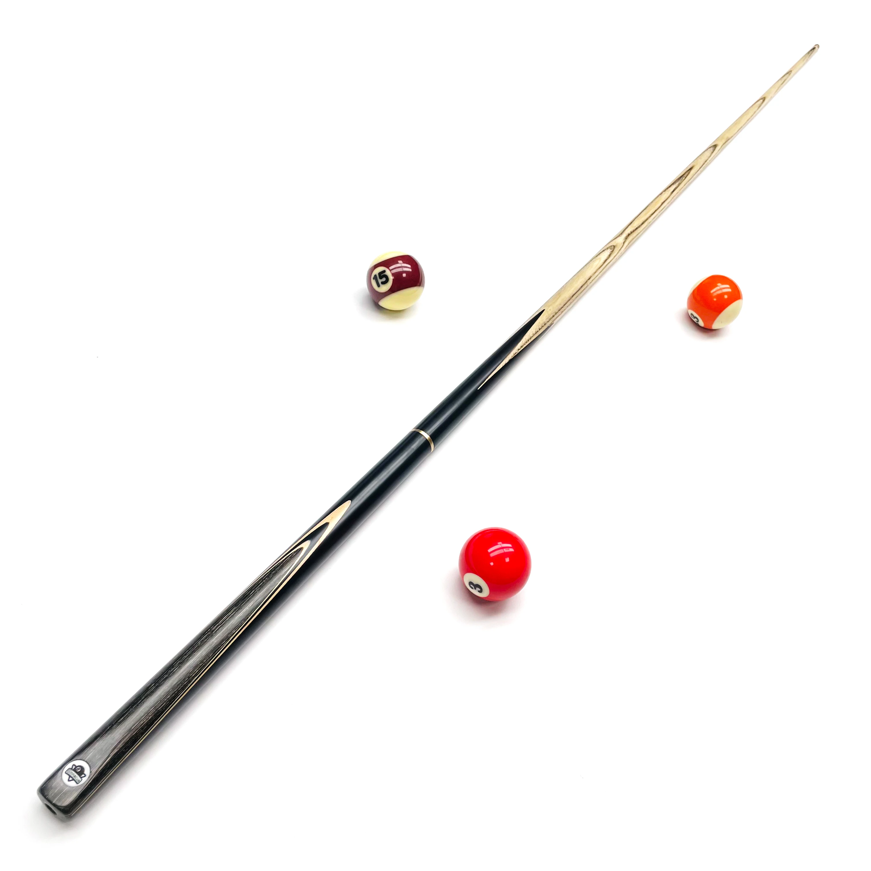 3/4 Joint Billiard Cue 57Inch 9.5mm Tip Pool Cue Stick 2 Piece Split Snooker Cue Bar Wooden Cue Stick for Home Game Professional