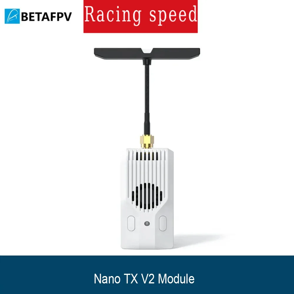 

BETAFPV Nano TX V2 ExpressLRS V3.3 TCXO 2.4GHz/915MHz/868MHz wireless module/Includes cooling fan and heat for FPV drones