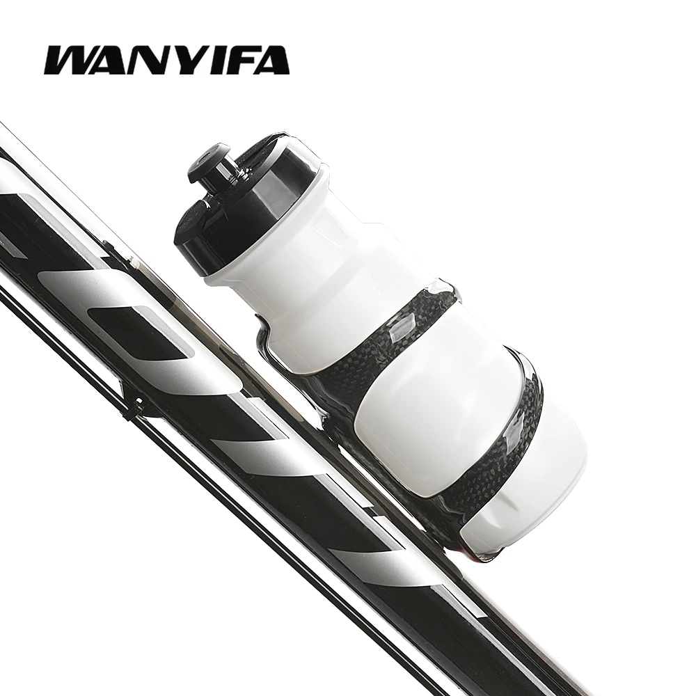 Wanyifa Full Carbon Fiber Bicycle Water Bottle Cage for Road MTB Bike Bottle Mount Holder Side Pull Cup Holder