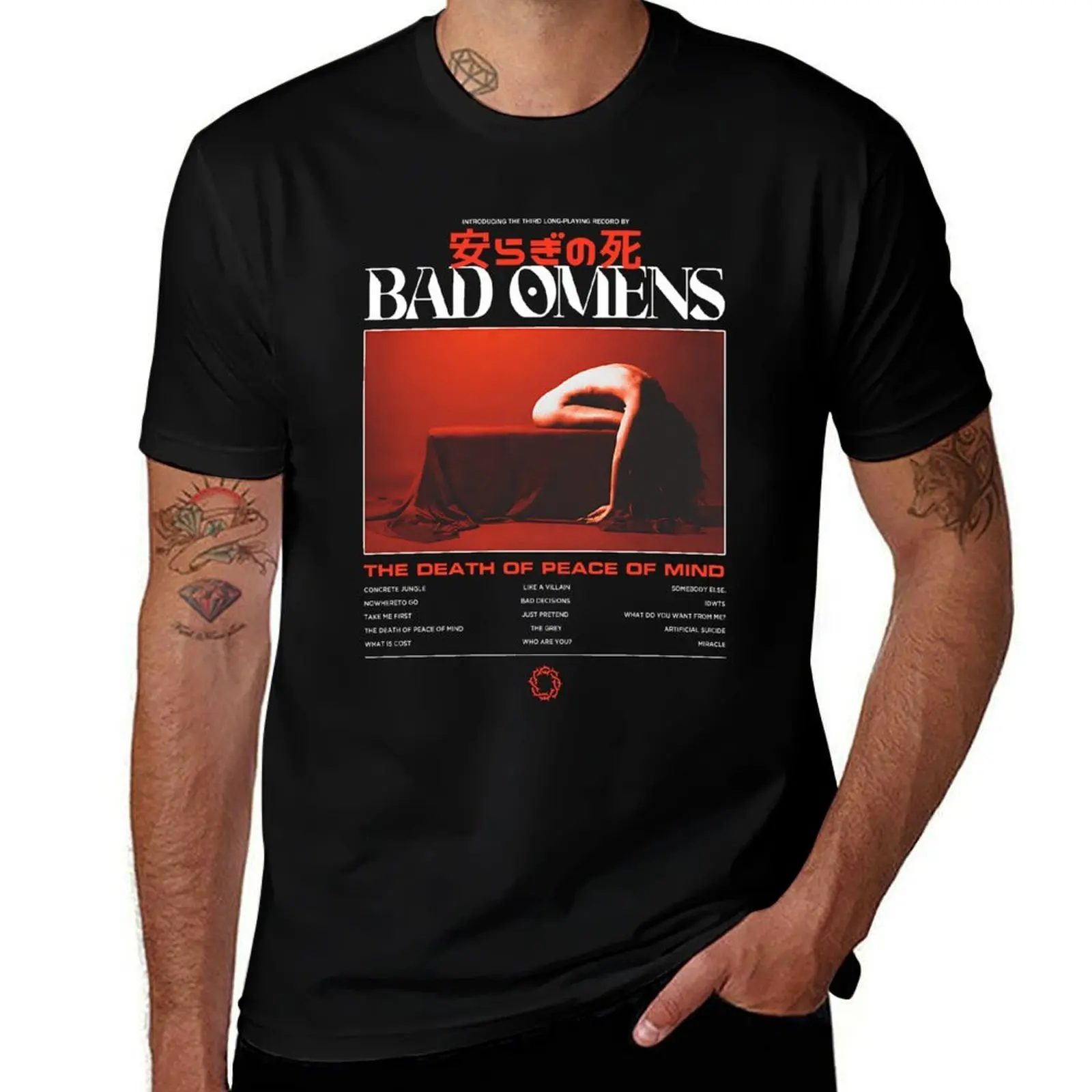 

Bad Omens The Death Of Peace Of Mind Tracklist. T-Shirt Work Duty Casual T-Shirt