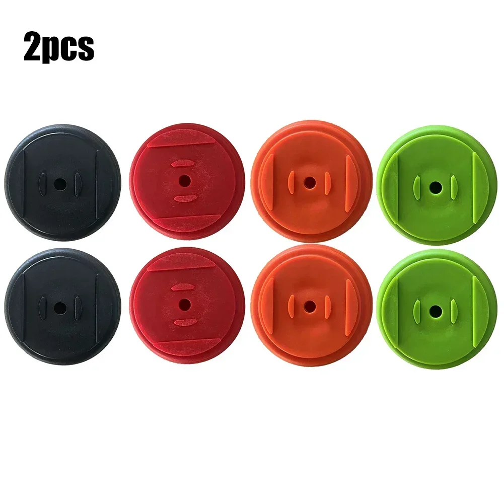 

2Pcs Plastic Grass Trimmer Cover Guard Blade Base Garden Electric Lawn Mower Knives Accessories Cutting Head Cover Green Red