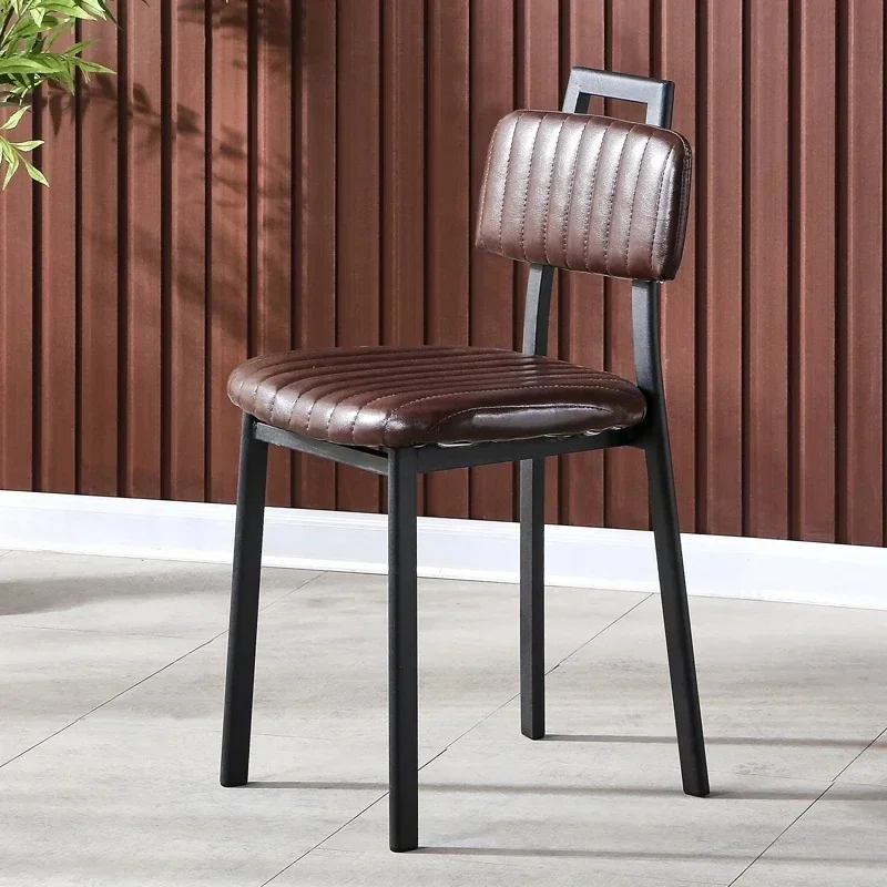 Modern Beautiful Dining Chairs Faux Leather Nordic Home Dining Chairs Luxury European Cadeiras De Jantar Garden Furniture