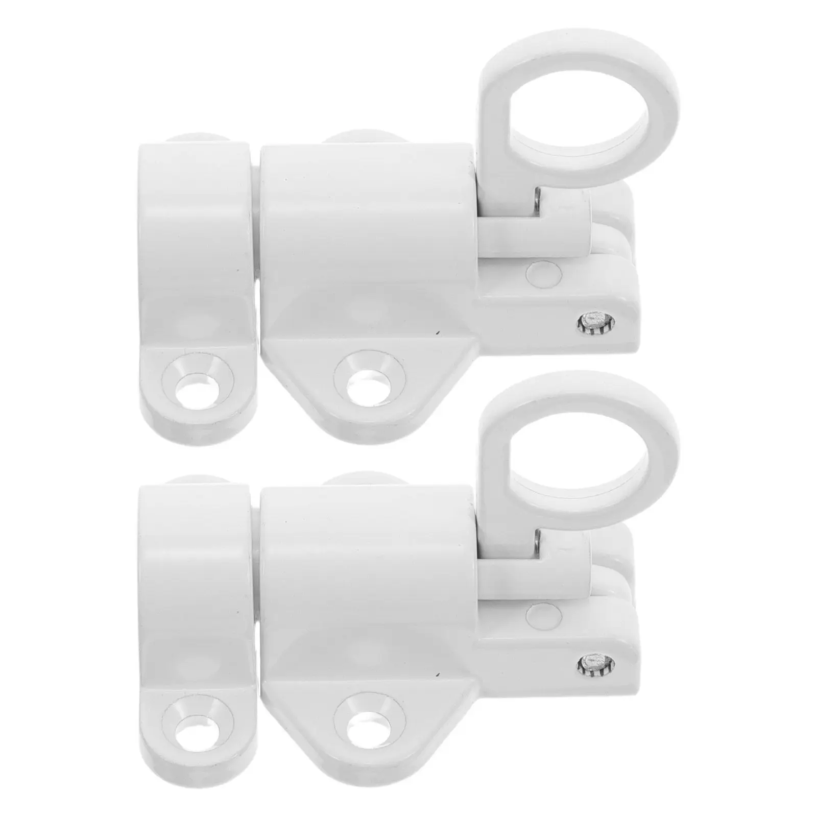 

1 пара самозащелкивающихся алюминиевых дверных и оконных засовов с пружинным механизмом, простая установка, защитная фурнитура для дома, офиса, сарая, гаража