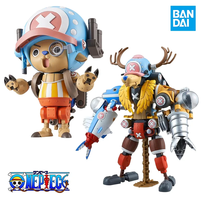 Original BANDAI One Piece Pirate King Chopper Super Mecha Robot Anime figura de acción juguetes de modelos coleccionables regalos