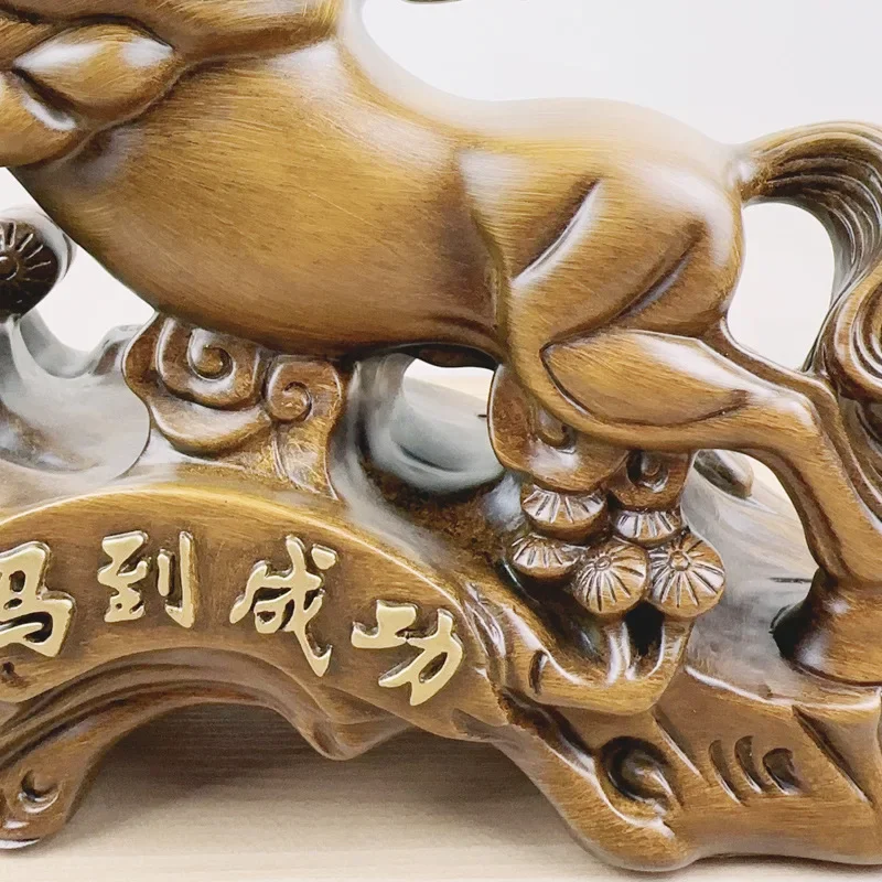 New Chinese style horse statue handicrafts living room office desk foyer bookshelf home furnishings gifts for customers