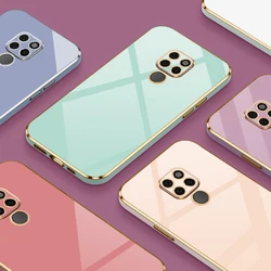 For Huawei Mate 20 Case Luxury Square Plating HMA-L29, HMA-L09, HMA-LX9, Phone Case ShockProof Silicone Back Cover Fundas