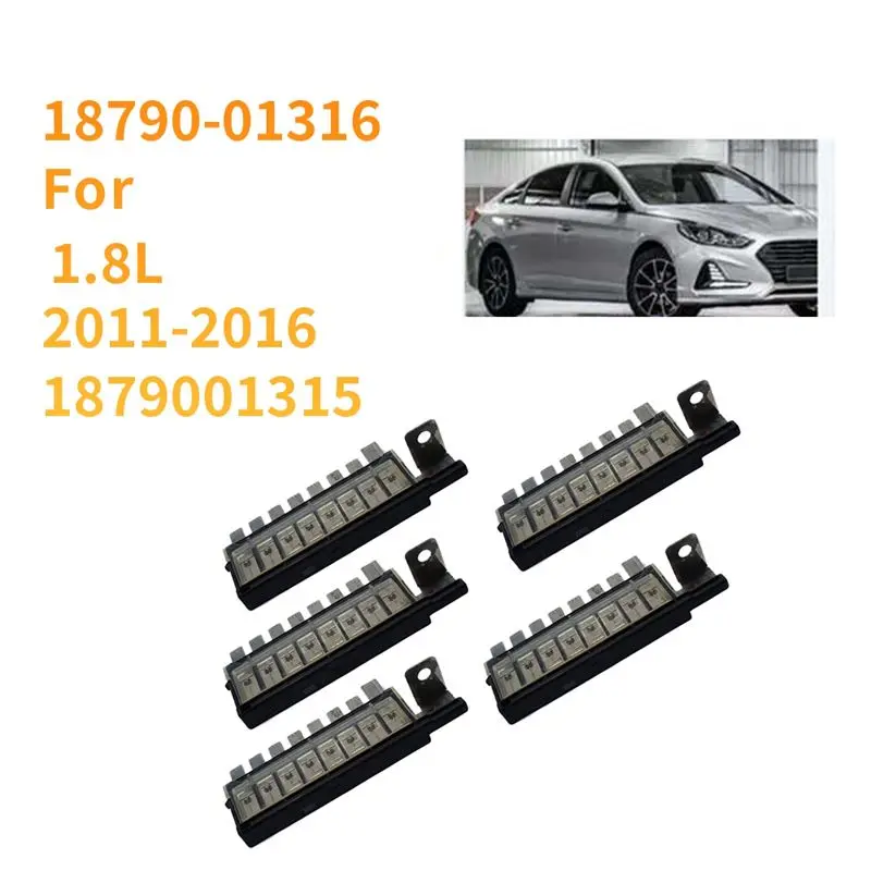 For Elantra 1.8L 2011-2016 Prevention Fuse Block Multi-Fuse Box-5Pcs Overload Protection 18790-01316 1879001315-A02G