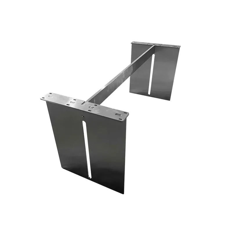 

Long table stainless steel legs dining table base, household hardware rectangular stainless steel legs