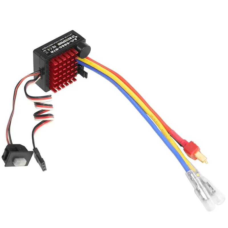 

WOTT-For 540 Off-Road Car Parts 6860 RTR Brushed ESC 60A Electronic Speed Controller RC Car Parts
