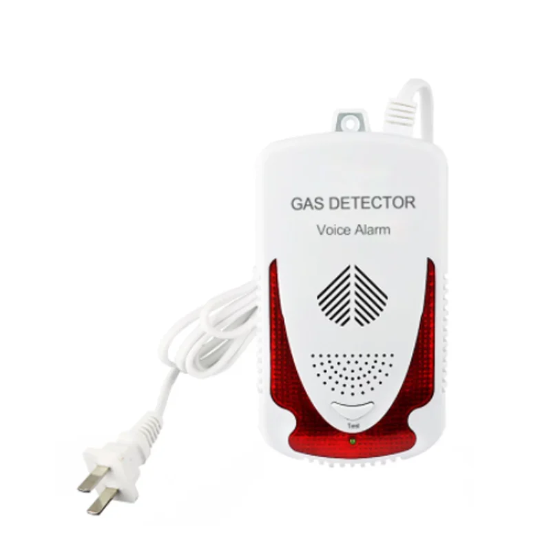 Testador de vazamento sensível ao agregado familiar, sistema de alarme portátil, metano combustível, lpg, detector de vazamento de gás natural para aviso de segurança