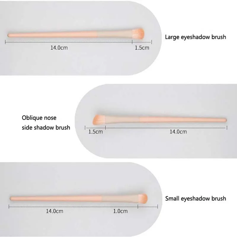 Set di pennelli per trucco per principianti da 7 pezzi