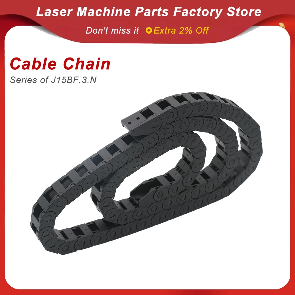 Cable Chain Semi-Enclosed Interior Opening 15x15 15x20 15x30 Drag Plastic Towline Transmission Machine Accessories