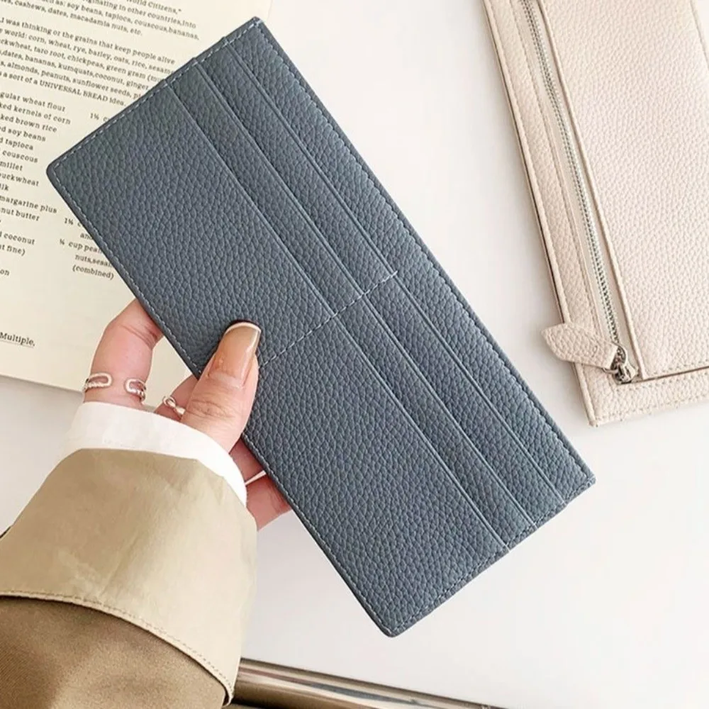 多機能ロングPUレザー財布、マルチカードケース、IDクレジットカード、女性用クラッチバッグ、大容量ジッパーポーチ、コインパース