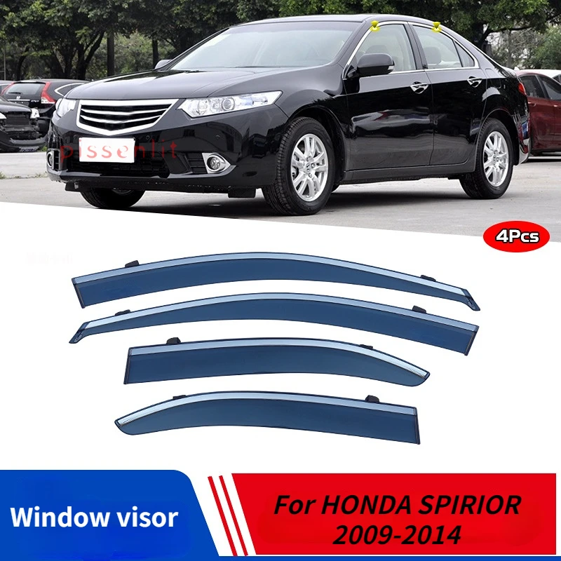 

Оконные козырьки для HONDA SPIRIOR 2009-2014, хромированные аксессуары, козырьки от дождя, дверные козырьки, вентиляционные отверстия, козырек