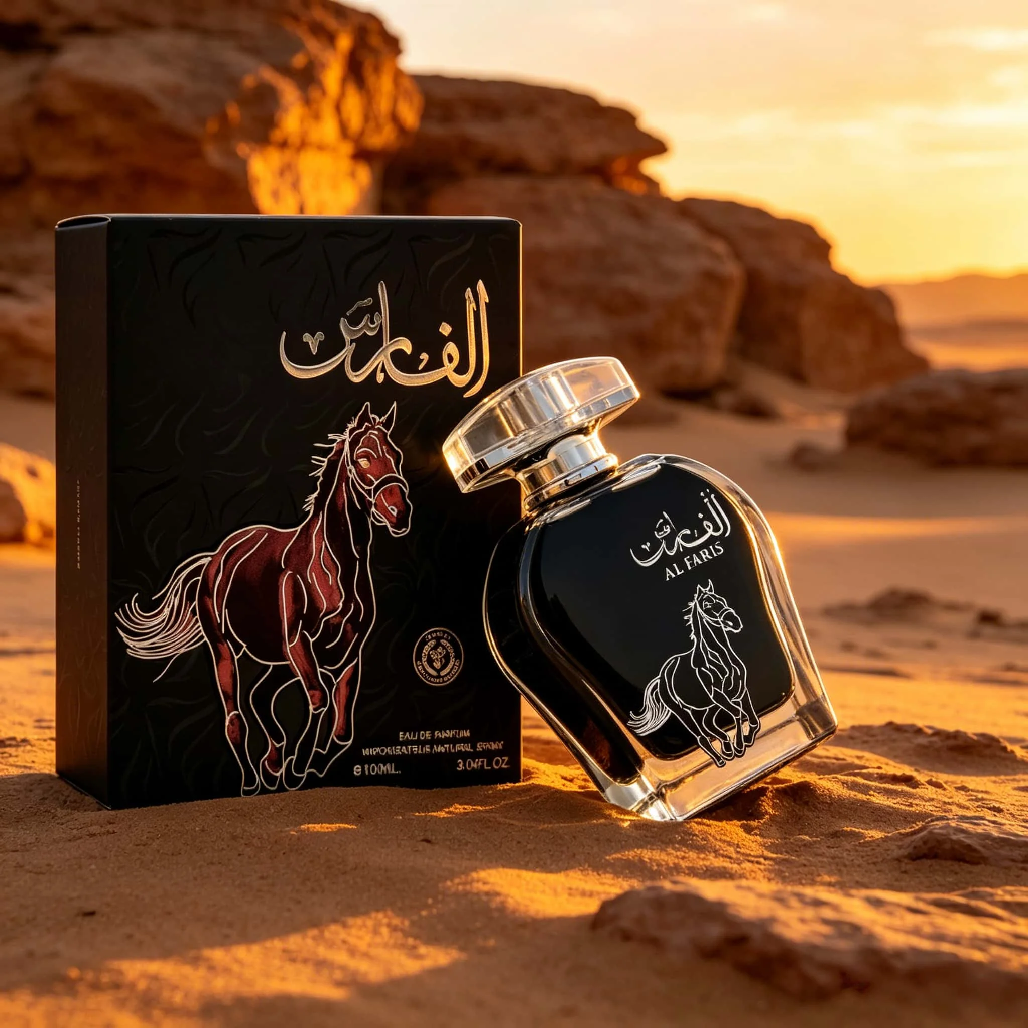 Arabian Style Men's Eau de Parfum, 100ml Long Lasting Woody Fragrance Spray, Elegant Oriental Scent for Daily Wear