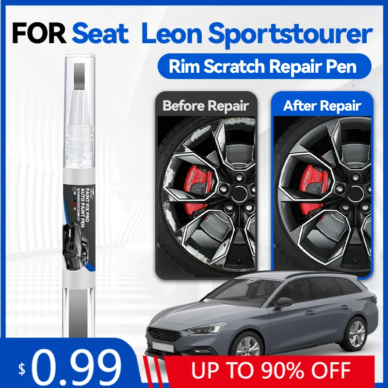 

Карандаш для подкраски колесных дисков, ручка для ремонта автомобильной краски, аксессуары для ремонта царапин на Seat Leon Sportstourer, цвет Blue Desire Bronze