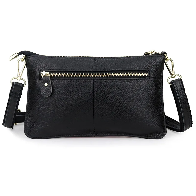 2024 Genuine Leather Small Women Shoulder Bags Excellent Cowhide Crossbody Messenger Bag High Capacity Clutch Bags For Female