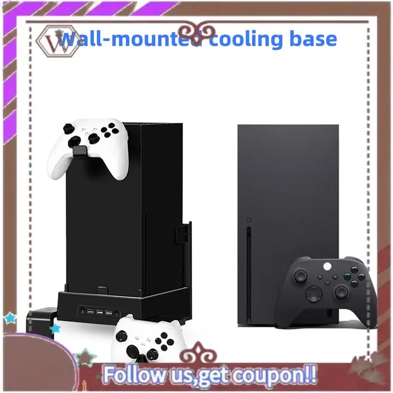 ABBG-Wall Mount Bracket Stand 3 USB Interface Ports For Series X Host Stand Comprehensive Protection Easy Installation Dimm