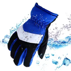 Guantes resistentes al agua para hombre y mujer, guantes antideslizantes de dedo completo para deportes al aire libre, 1 par