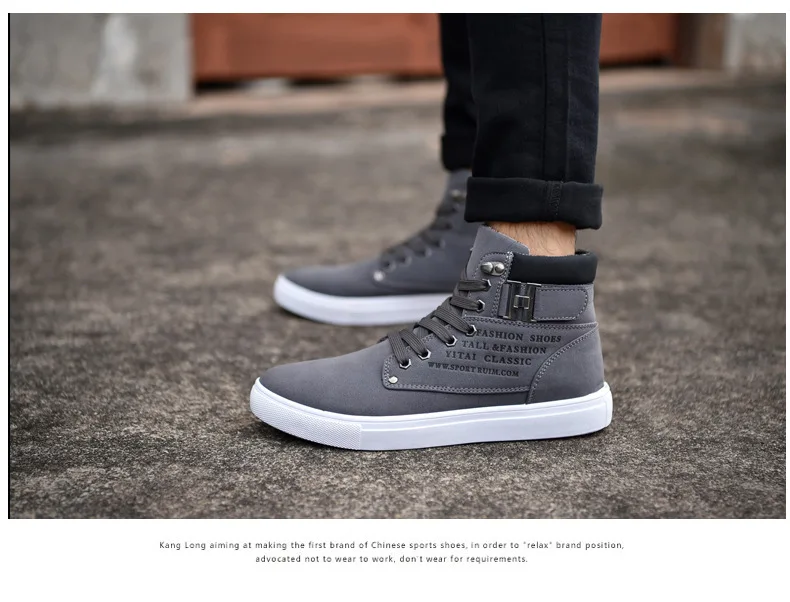 Leinwand Stiefeletten für Mann 2024 Mode Casuals Männer Schuhe Winter Plüsch Warme Männliche Leinwand Schuhe Schuhe Große Größe 46 47 – Detail 14