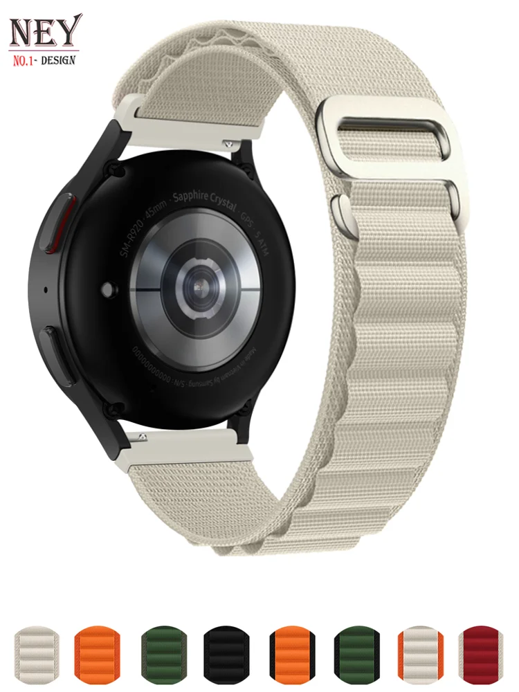 Alpine Loop For Samsung Samsung Galaxy Watch 7/FE/6/5 Pro/4 Classic 44/40mm 45mm Nylon band sport bracelet Huawei watch GT4/3/2e