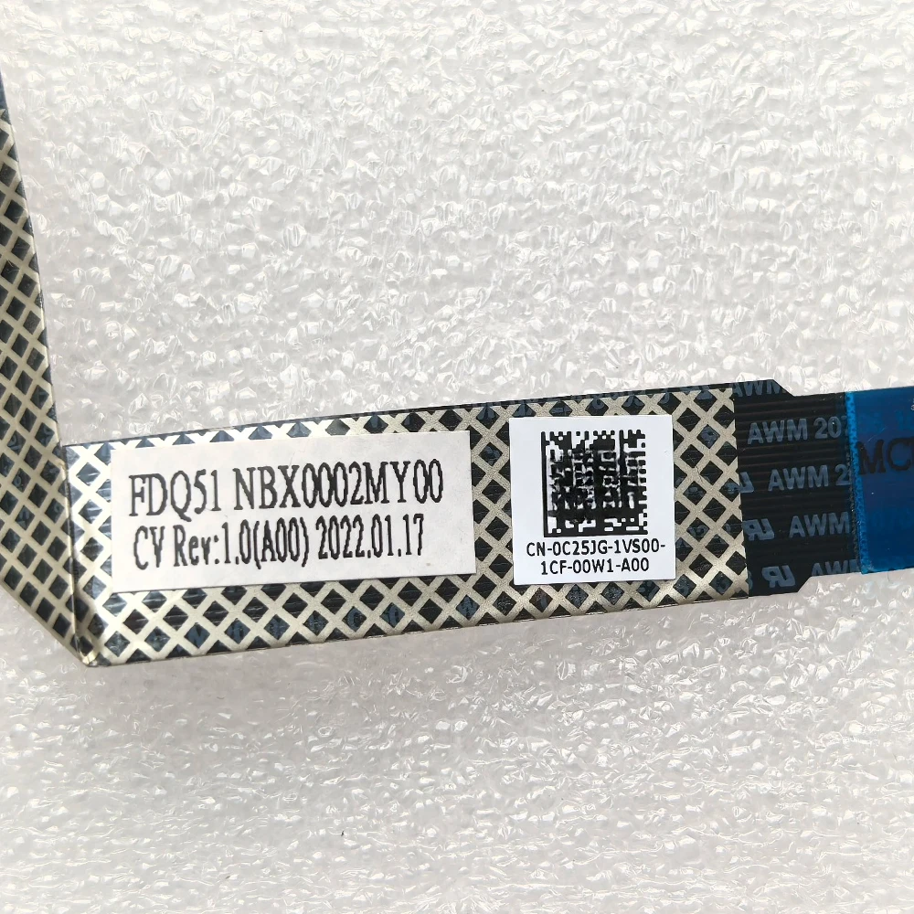 B=For Laptop FDQ51 MCU Ribbon Cable Junction Board Wire Line NBX0002MY00  Alienware M15 R3 R4 M17 R3 R4 0C25JG C25JG