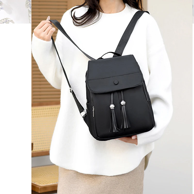 Fashion Backpack Women Solid Color Vintage Shoulder Bag Female Mini Travel Multi purpose Backpack School Bags For Girls