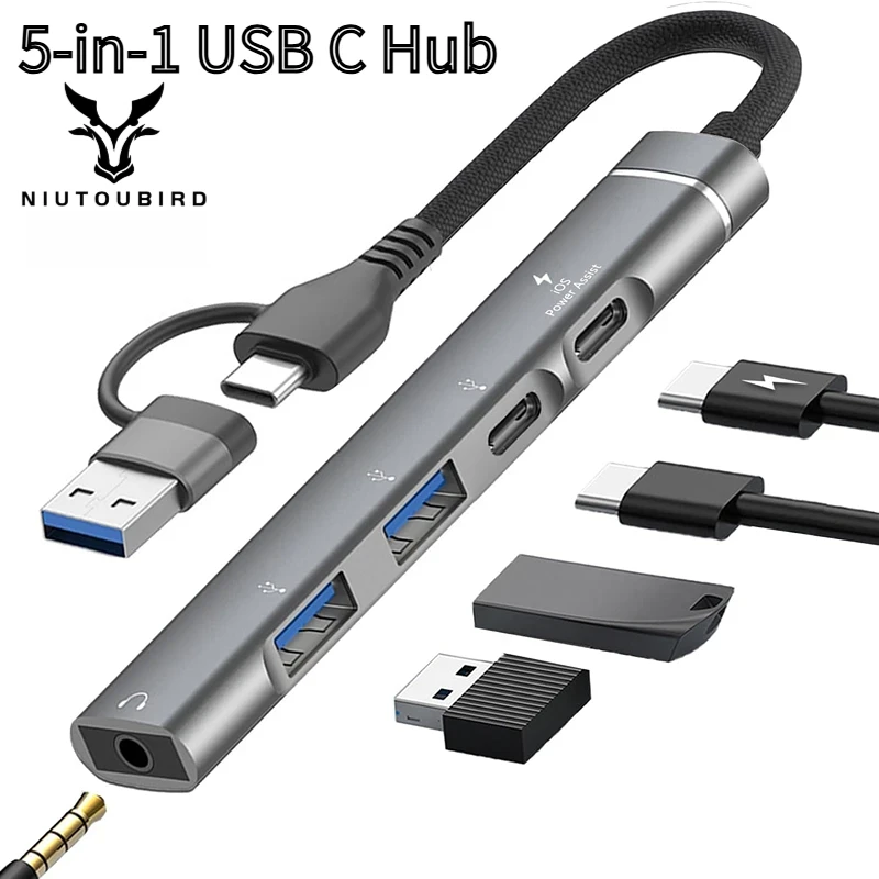 1 Pc Type-C To 3.5M…