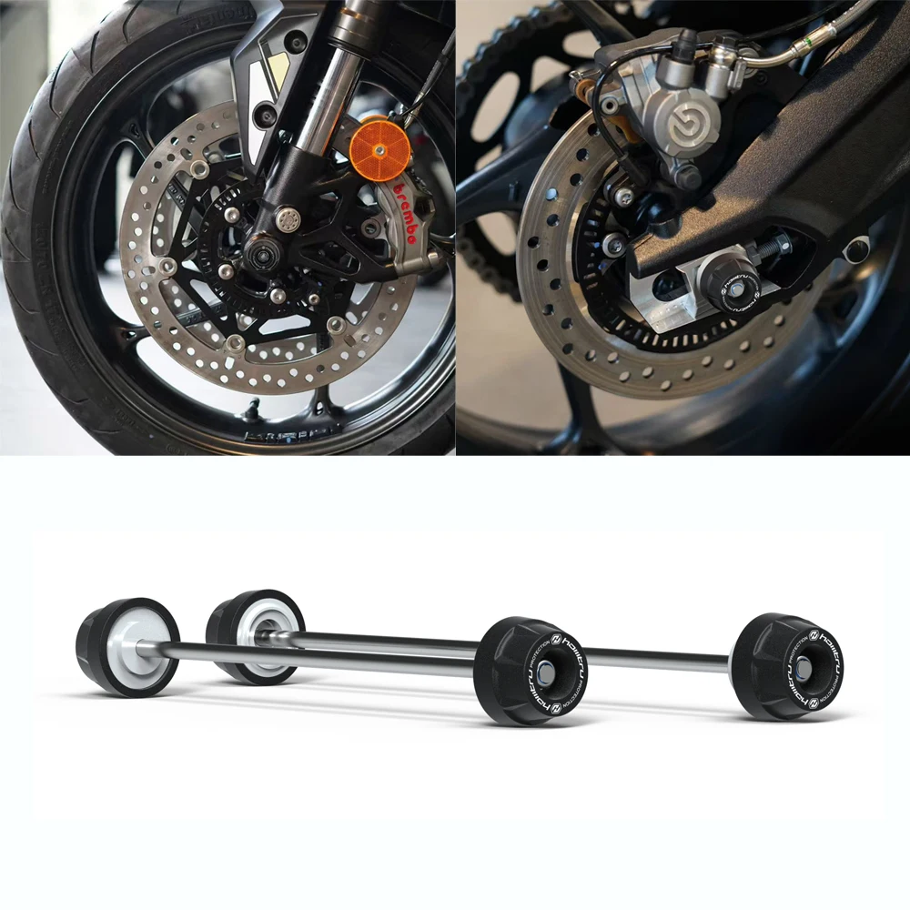 Conjunto de proteção do eixo das bobinas do eixo da motocicleta para Triumph Daytona 675 675R Moto2 765