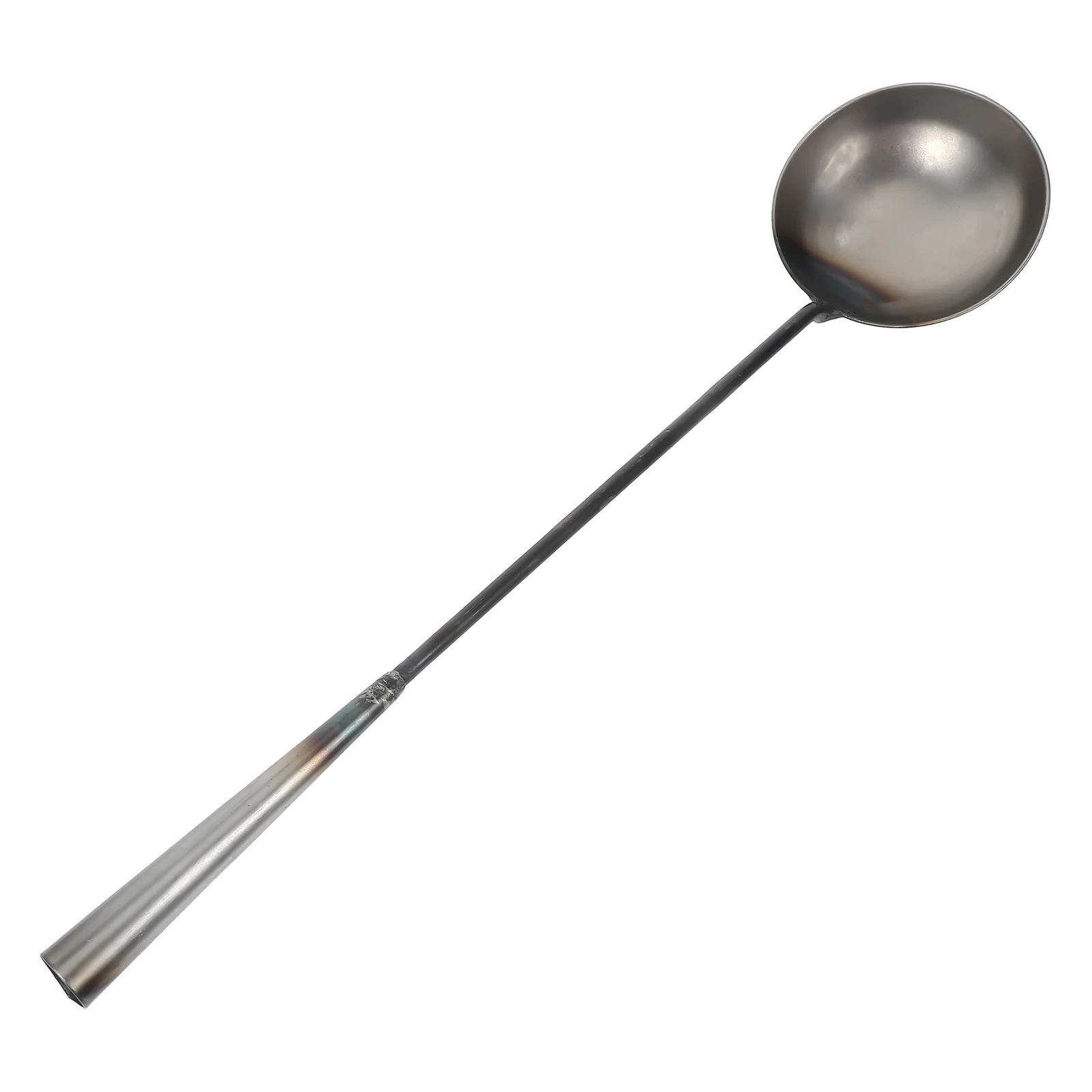 

Thickened Long Handle Water Ladle Scoop Garden Watering Spoon Mud Cleaning Iron Spoon Household Water Scoop Reusable Garden