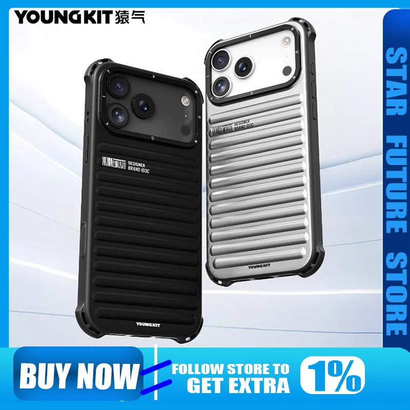 

Youngkit Suitable for Apple 17 Promax Mobile Phone Case New IPhone 16 Pro Magnetic Protective Case 15pro Protective Case