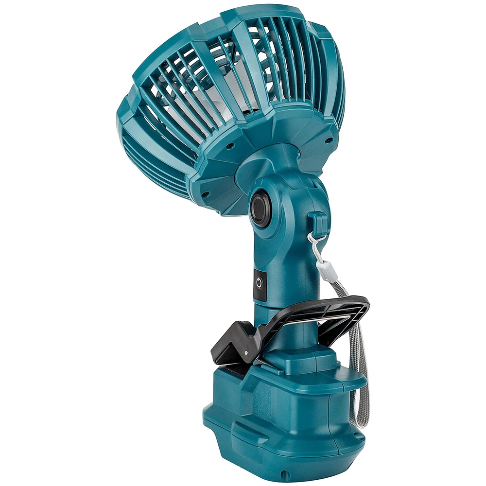 Imagem -04 - Portátil Clip on Fan para Makita Bateria de Lítio 18v Ventilador de Carrinho com Velocidades Energeticamente Eficientes para Exterior