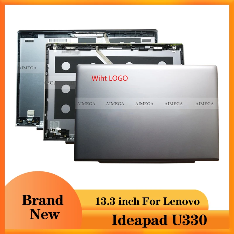 NEW For Lenovo Ideapad U330 U330P U330T Laptop LCD Back Cover Silver Touch 3CLZ5LCLV30/NO Touch 3CLZ5LCLV00