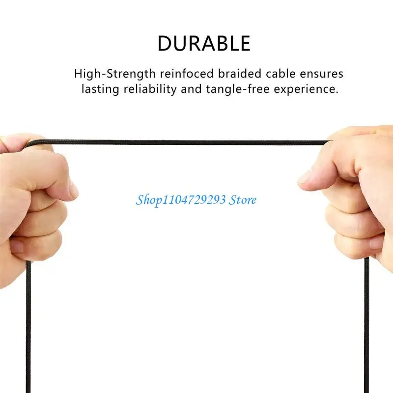 Y2GD Reparatur von Reparaturen Ersatz -Aux -Kabel für Cloud II CloudX Revolvers Gaming